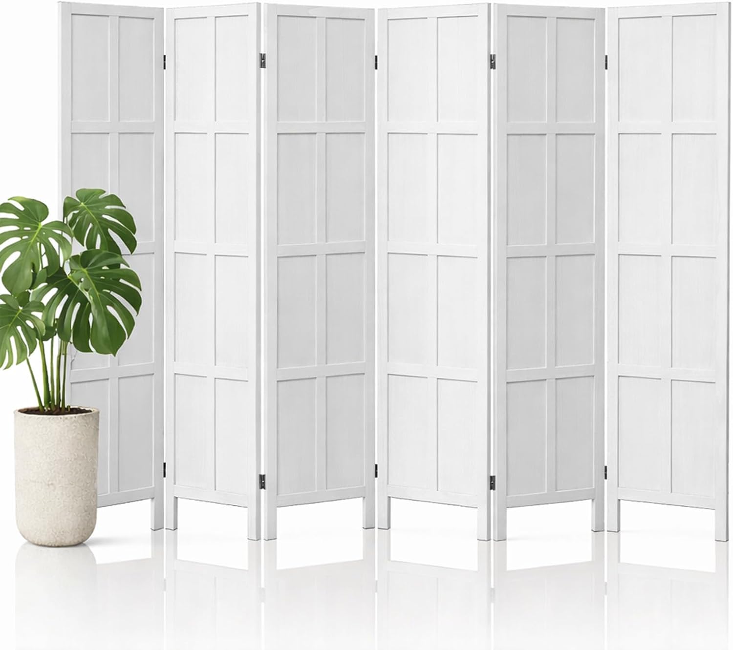 Room Divider Screen - Шестипанельная деревянная перегородка для комнаты и