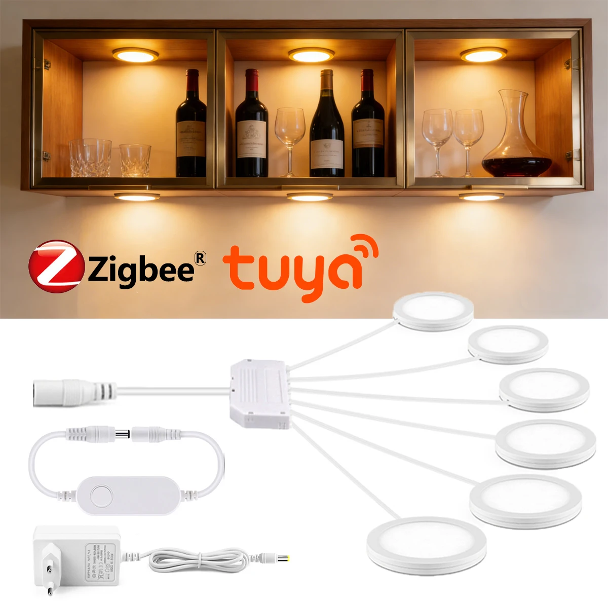 Home Decor App - Умный светильник Zigbee Tuya с голосовым
