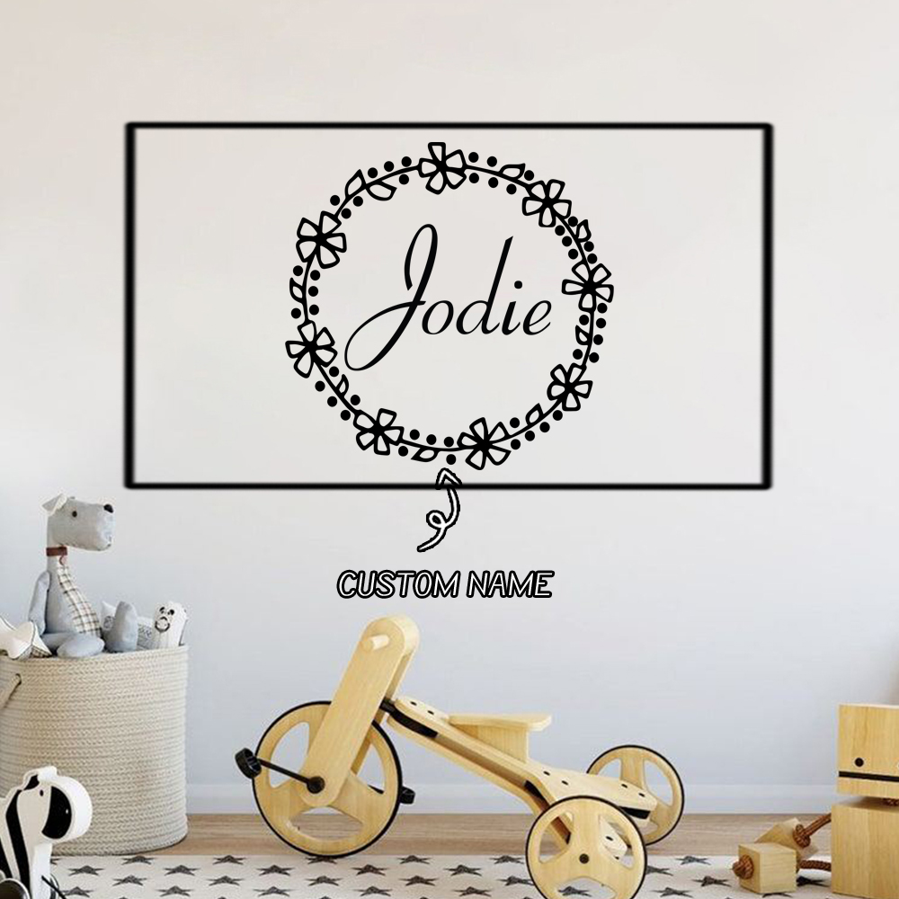 Home Decor Wall Stickers - 1 шт. Милый венок с индивидуальным