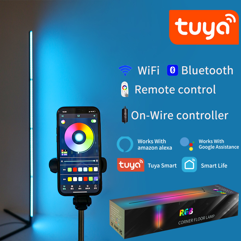 Home Decor App - Умный напольный светодиодный светильник Tuya RGBIC