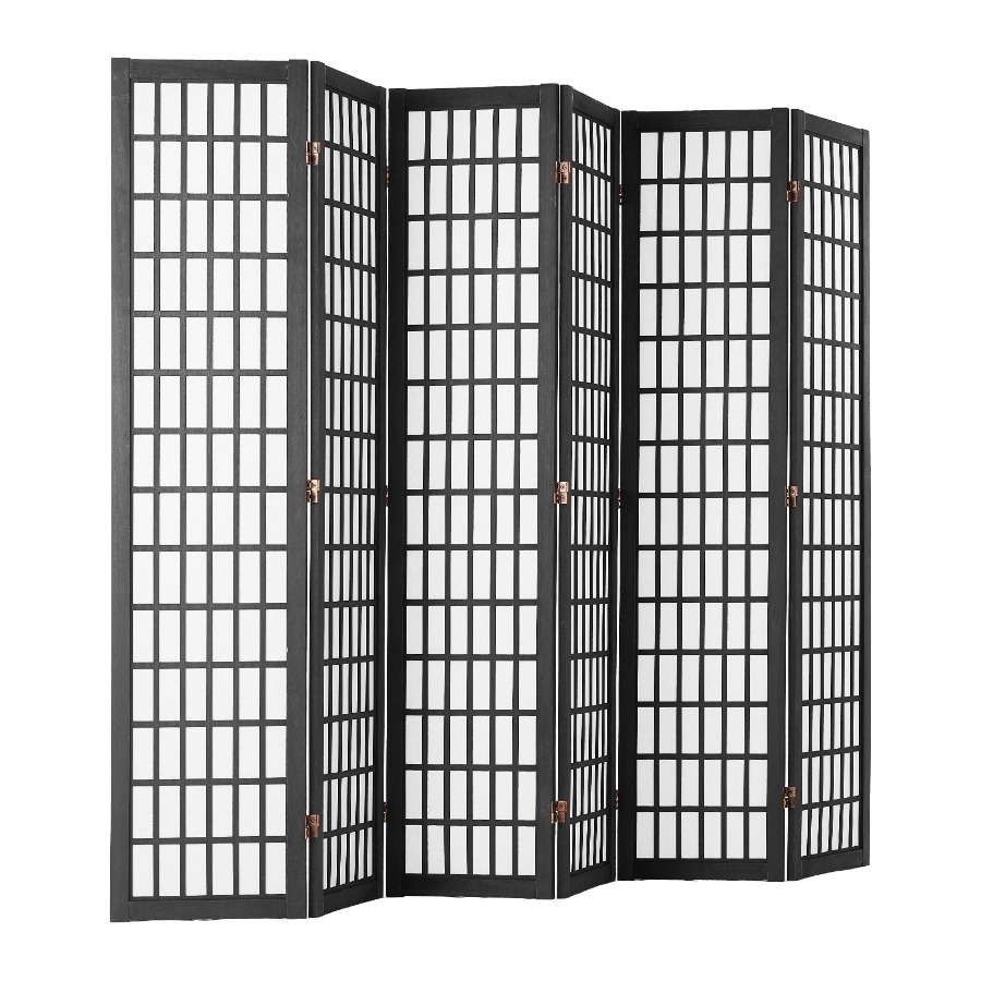 Room Divider Screen - Шестипанельная японская складная ширма-перегородка для комнаты,