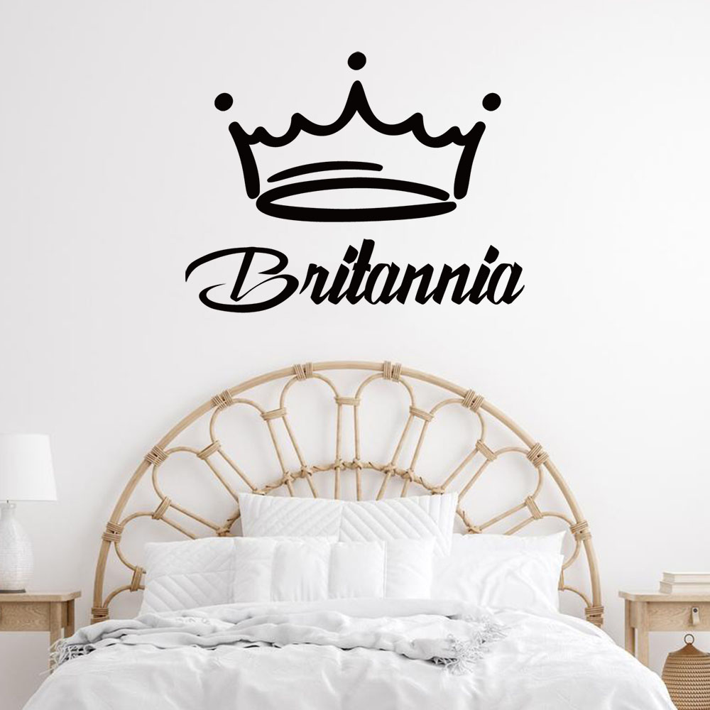 Home Decor Wall Stickers - 1 шт. Модная наклейка-корона на стену