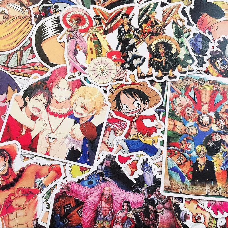 Home Decor Unique - 120 уникальных милых наклеек One Piece,