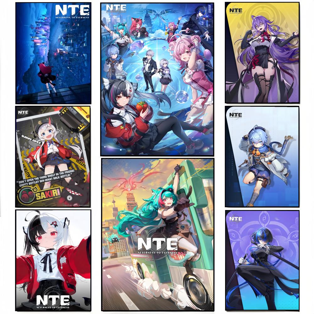 Home Decor Nte - Настенные наклейки-постеры Game NTE N-Neverness to