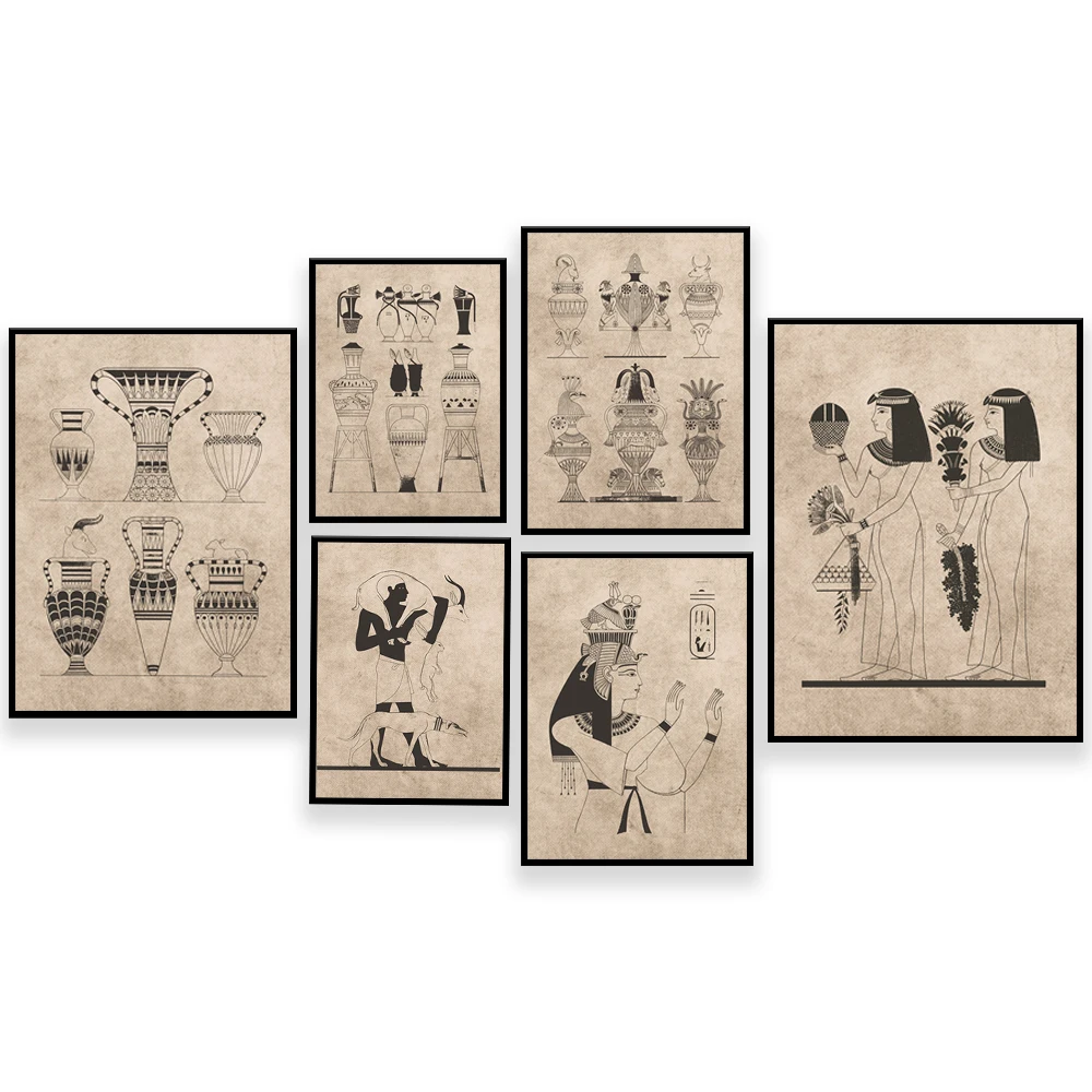 Vintage ancient egypt poster,  – обзор и цена Home Decor Egypt