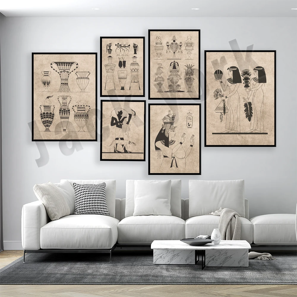Vintage ancient egypt poster,  – обзор и цена Home Decor Egypt