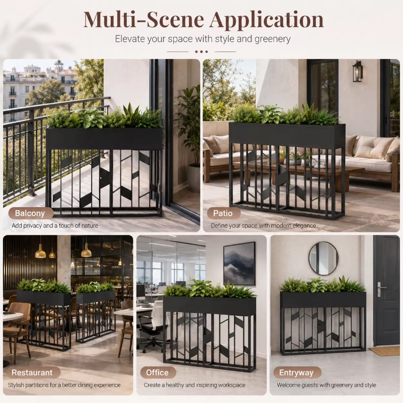 Матовый черный металлический я – обзор и цена Room Divider Screen