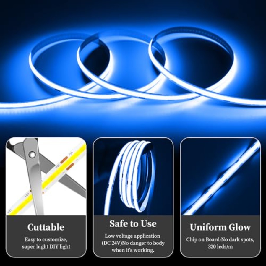 Светодиодная лента COB 32,8 фу – обзор и цена Led Strip Lights