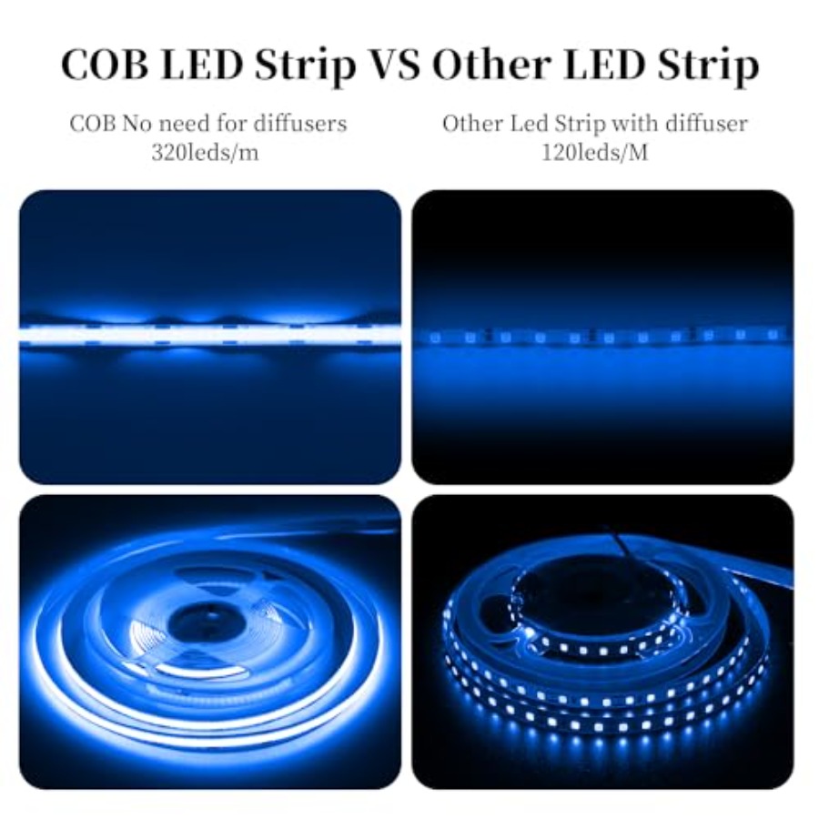 Светодиодная лента COB 32,8 фу – обзор и цена Led Strip Lights