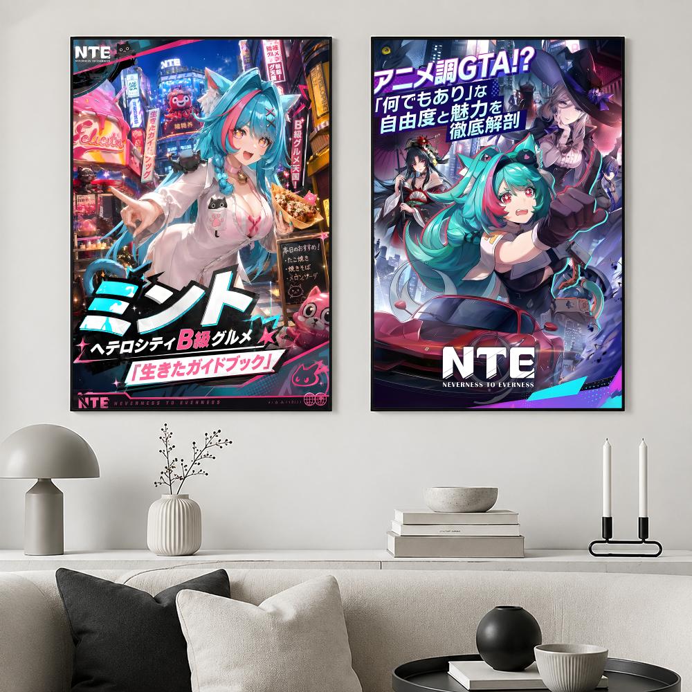 Постер NTE N-Neverness To E-Ev – обзор и цена Home Decor Nte