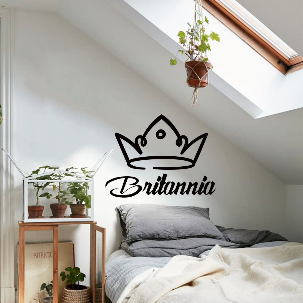 1 шт. Романтическая корона с н – обзор и цена Home Decor Wall Stickers