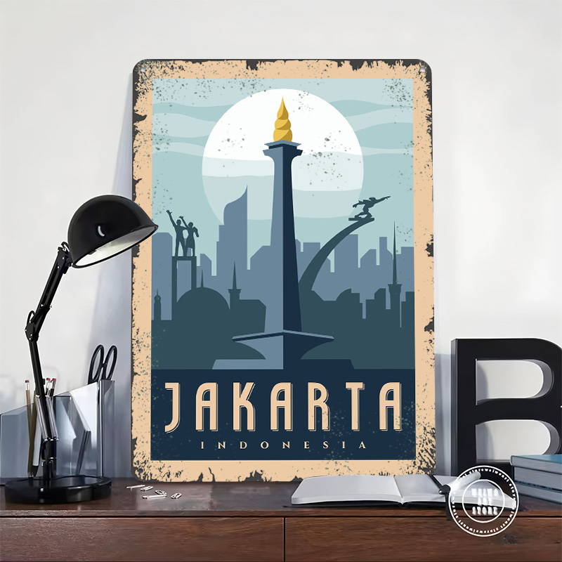 Металлический постер «Джакарта – обзор и цена Home Decor Jakarta