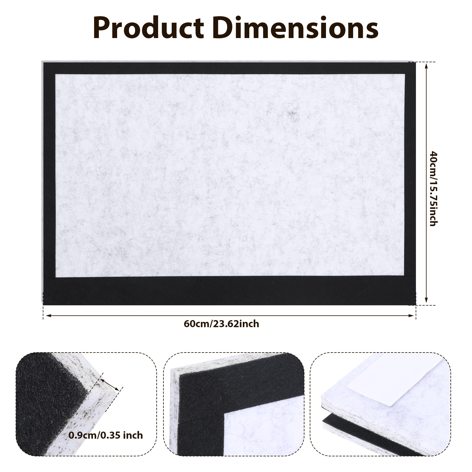 Прямоугольная мягкая фетровая  – обзор и цена Home Decor Wall Panels
