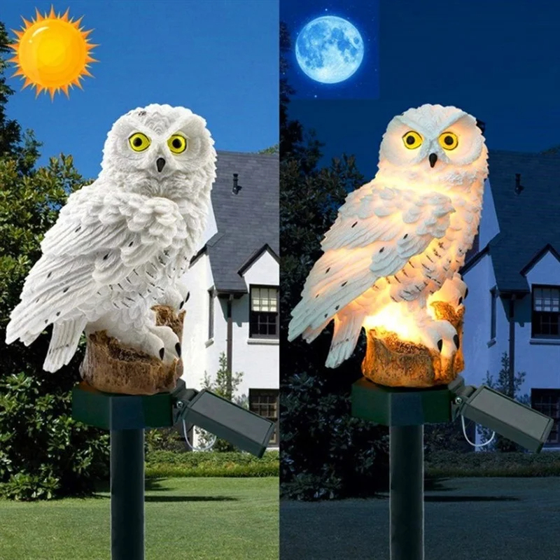 Солнечная статуэтка совы с LED – обзор и цена Home Decor Unique