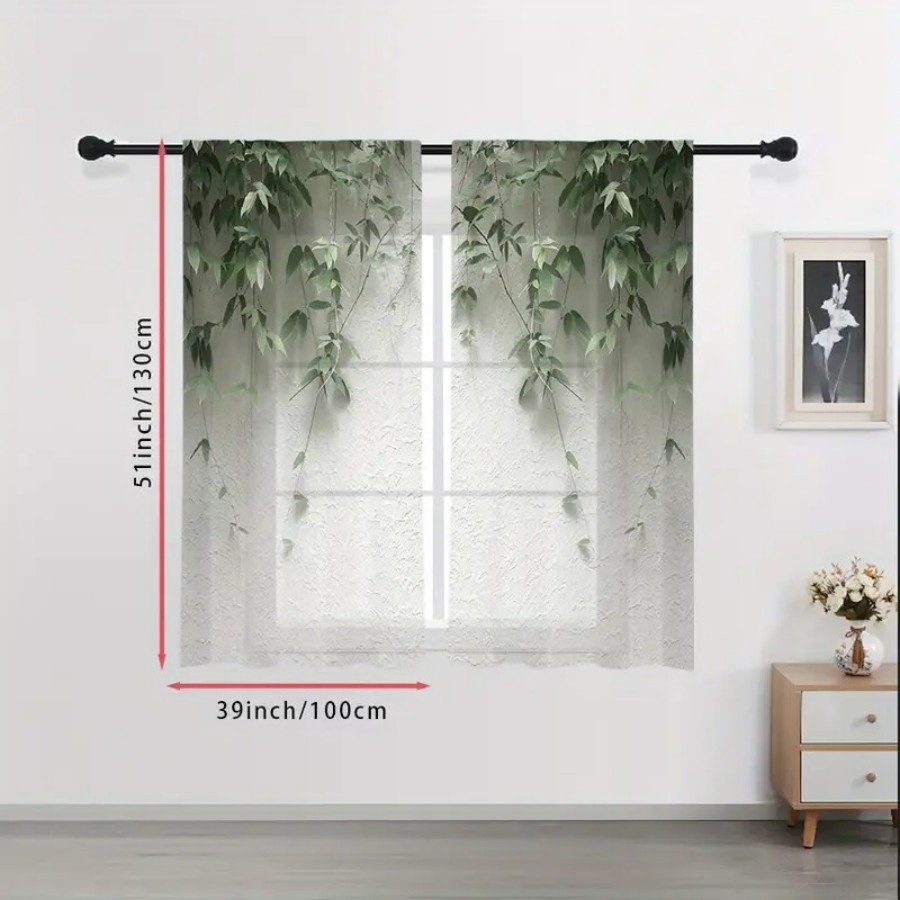 2 шт. Цифровые прозрачные штор – обзор и цена Home Decor Wall Panels