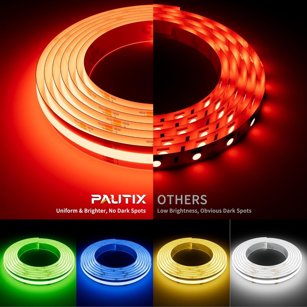 Светодиодная лента COB RGB с п – обзор и цена Led Strip Lights