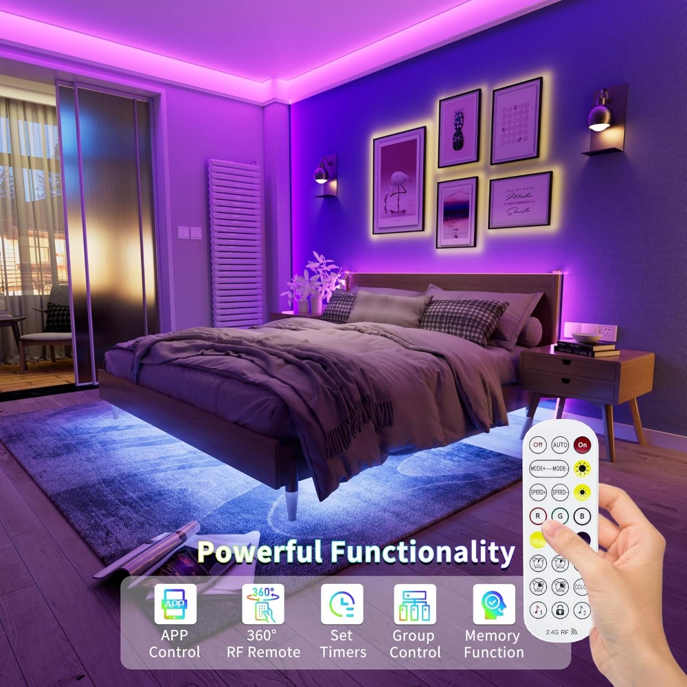 Светодиодная лента COB RGB с п – обзор и цена Led Strip Lights